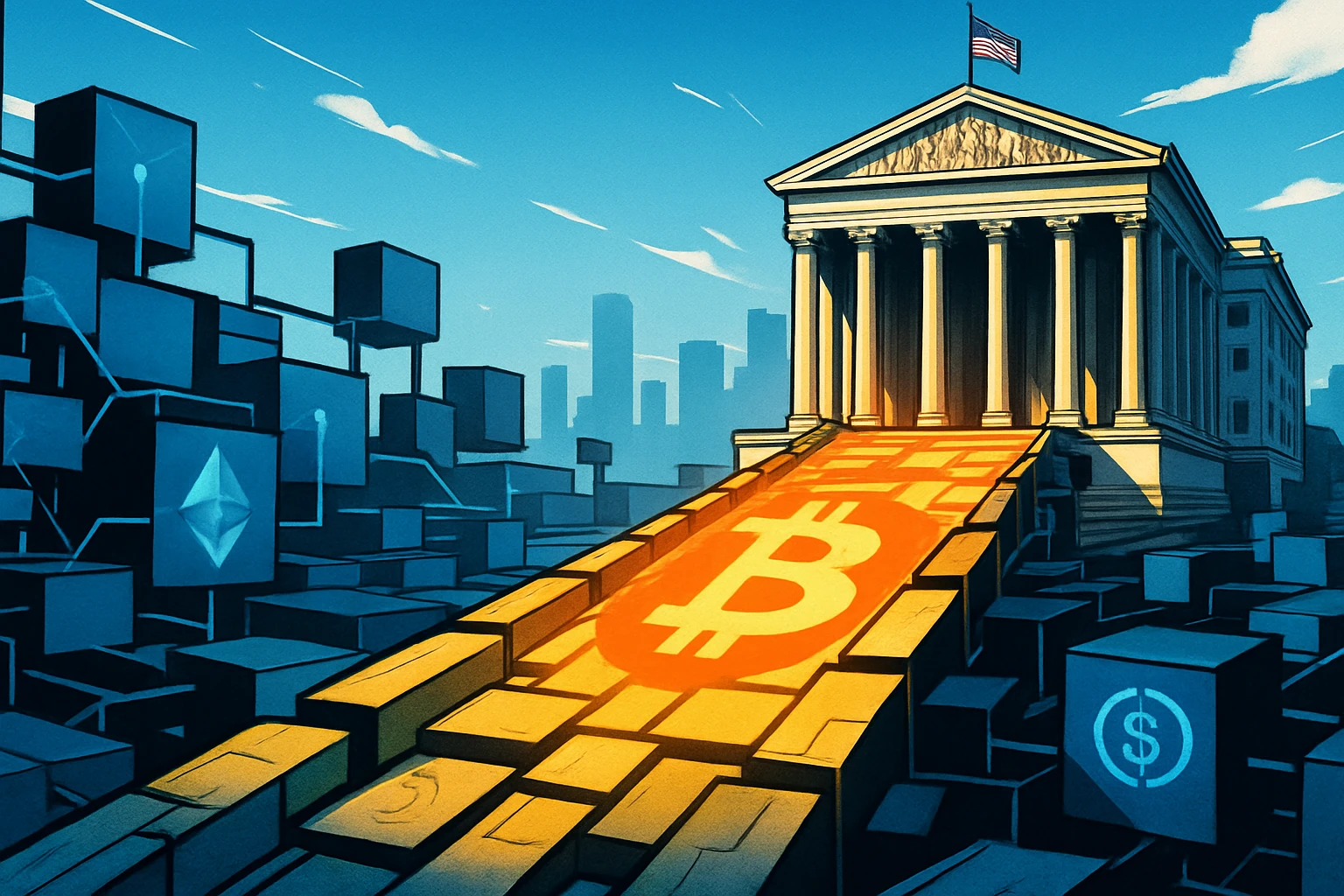 米国CFTCは、デリバティブ契約の証拠金および担保としてBTC、ETH、USDCのリリースを発表