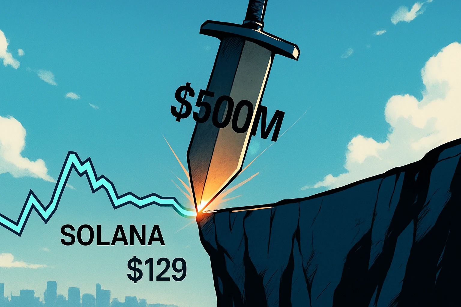 Solana faces $500 million leverage cleanup test, bulls and bears see $129 life-and-death line